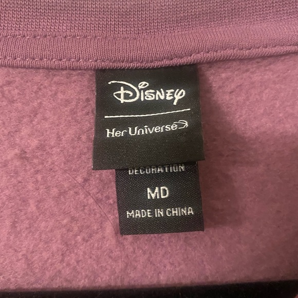 Her Universe Disney Alice in Wonderland I'm Late Flower Crewneck Size Medium - Picture 8 of 8